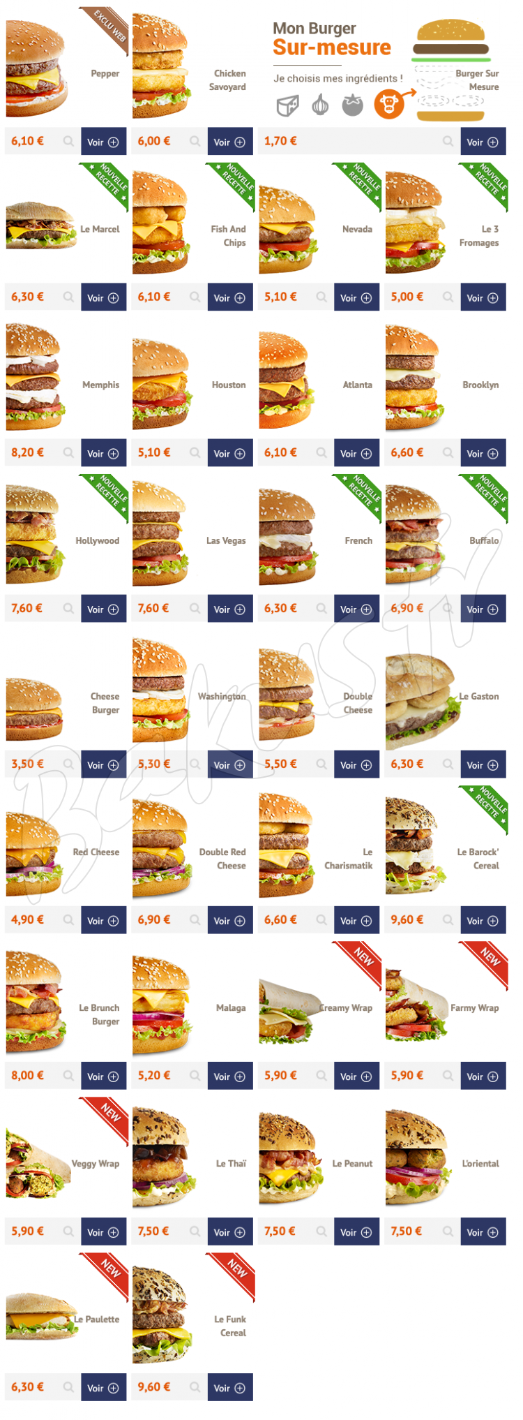 speed burger brest carte Speed Burger Brest 29000 Menu Prix Speed Burger Bakus Fr speed burger brest carte